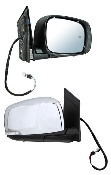 Espejo Caravan/ Town & Country 2008-2019 Electrico Crom C/Desemp C/Direcc C/Sens Punto Ciego Autoabatible 11 Pines Pwy derecho