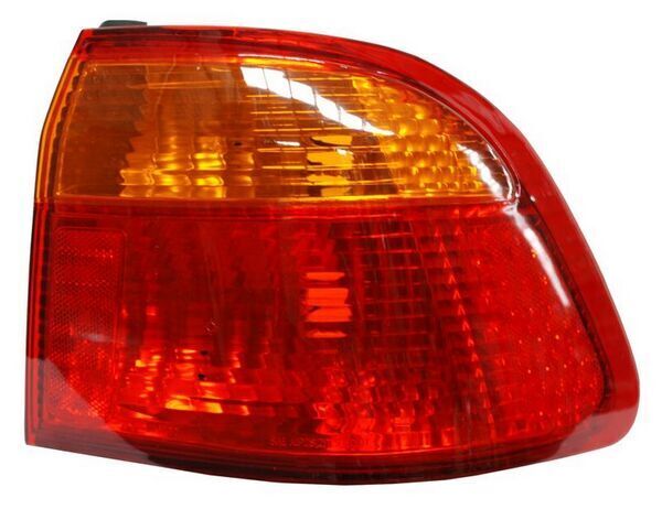 Calavera Honda Civic 1999-2000 4P Rojo/Ambar Exterior S/Arnes TYC Derecha