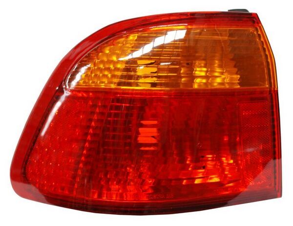 Calavera Honda Civic 1999-2000 4P Rojo/Ambar Exterior S/Arnes TYC Izquierda