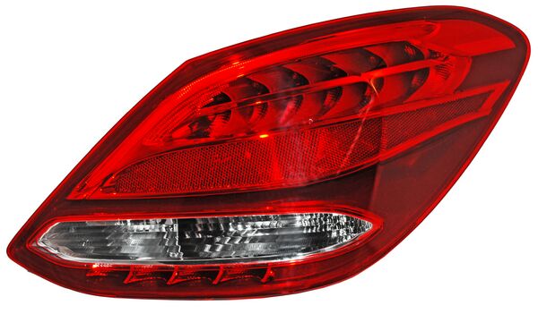 Calavera Mercedes Benz Clase C 2015-2016 Leds TYC Derecha