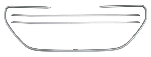 Moldura Parrilla Peugeot 301 2013-2017 Plata 3 Pzas