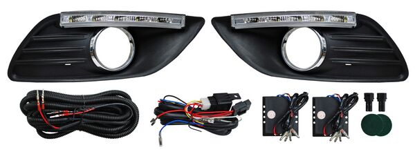Parrilla Focus 2009-2011 P/Faro Niebla C/Leds Jgo 892 ***0
