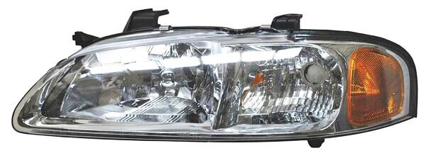 Faro Nissan Sentra 2001-2003 Fondo Cromado 4 TYC Izquierda