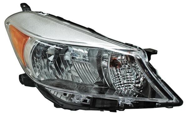 Faro Yaris 2012-2014 5P Fondo Cromado TYC 335 Derecha