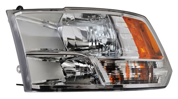 Faro Dodge Pickup 2013-2018 Fondo Cromado TYC Nsf Izquierda