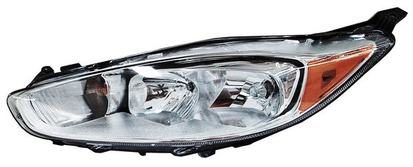 Faro Ford Fiesta 2014-2018 Fondo Cromado TYC Izquierda