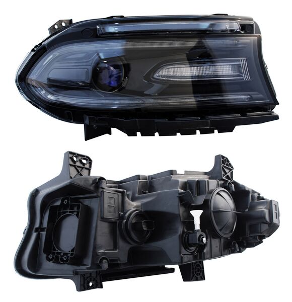 Faro Charger 2015-2016 Bulbo Hir2 (9012) C/Leds TYC G15 Derecha