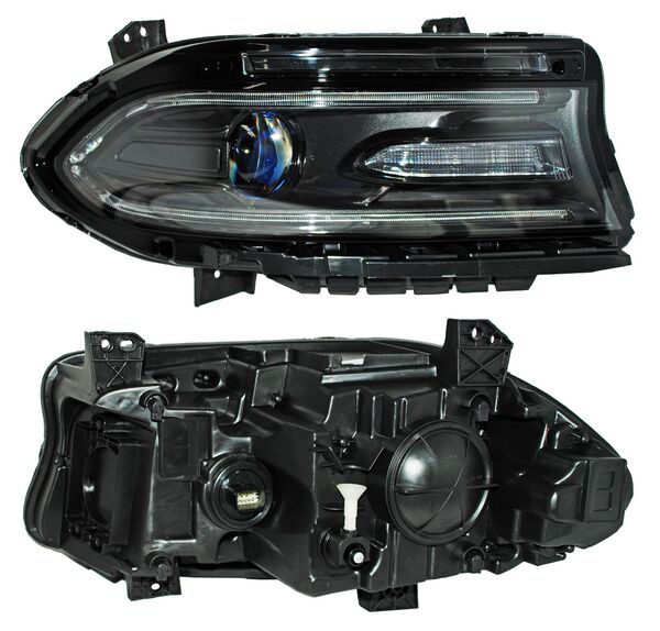 Faro Charger 2016-2019 Bulbo Hb3 (9005) C/Leds TYC G15 Derecha