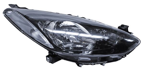 Faro Mazda 2 2012-2015/ Usa 2011-2014 Fondo Negro S/Motor TYC Derecha