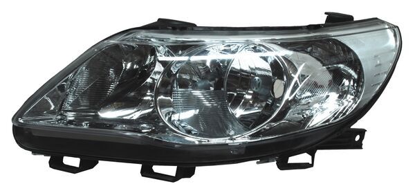 Faro Gol 2008-2013 Doble As Fondo Cromado 4 TYC09 Izquierda