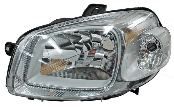 Faro Fiat Uno 2013-2014/ Promaster Rapid 2017-2020 Fondo Cromado TYC Izquierda