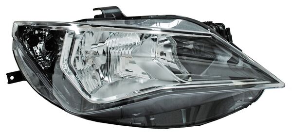 Faro Ibiza 2013-2017 Doble As Fondo Cromado C/Motor TYC Derecha