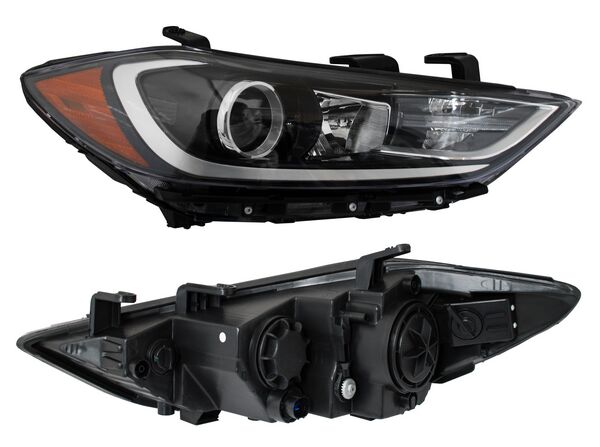 Faro Hyundai Elantra 2017-2018 P/Xenon TYC G15 Derecha