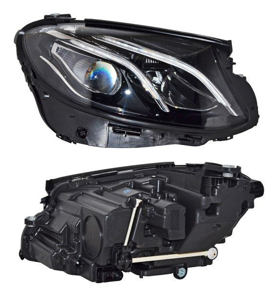 Faro Mercedes Benz Clase E 2017-2020 Leds C/Motor TYC Mtp G15 Derecha