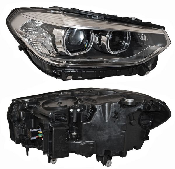 Faro BMW X3 2018-2020 C/Motor C/Lupa Leds TYC Derecha