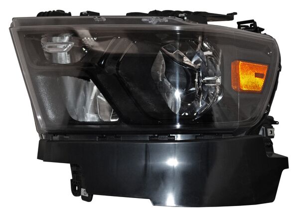 Faro Dodge Pickup 2019-2021 Fondo Negro TYC Izquierda