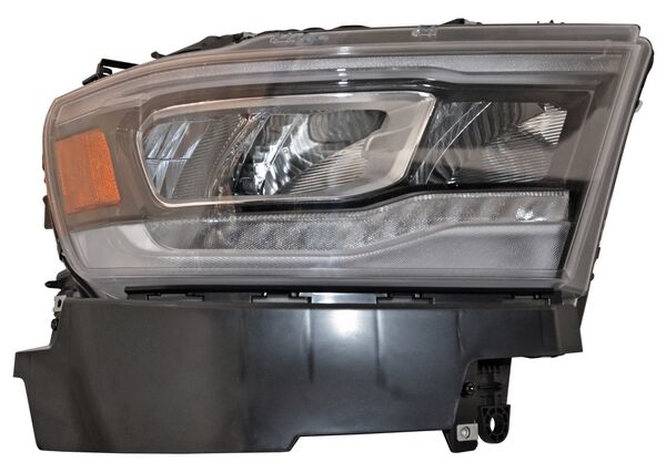 Faro Dodge Pickup 2019-2021 Fondo Crom Leds TYC17 Derecha