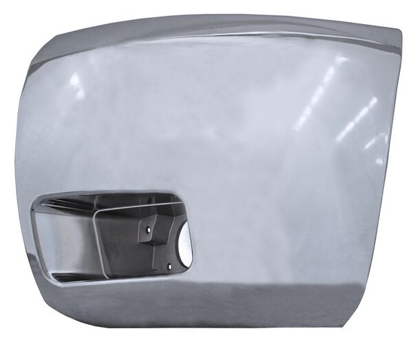 Aleron Delantero Chevrolet Pickup 2007-2013 2500/ 3500 Cromado P/Faro Niebla Linea Nueva Dmv Izquierdo