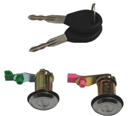 Cilindro Chapa Puerta Tsuru Ii 1988-1991 Juego De 2