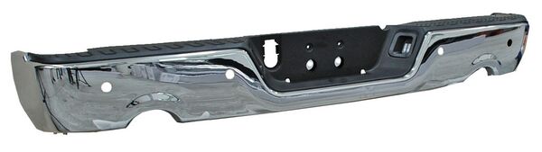 Defensa Trasera Dodge Pickup 2009-2019 Cromada Completa C/Hoyo P/Sens P/2 Escapes 892