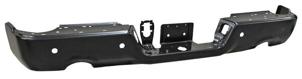 Defensa Trasera Dodge Pickup 2009-2019 Negra S/Hules C/Hoyo P/Sens P/2 Escapes 892