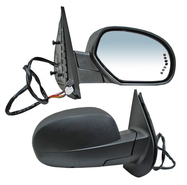 Espejo Chevrolet Pickup 2007-2013 / Suburban 2006-2010 Electrico C/Desemp C/Direcc C/Luz Inf Poroso 15 Pines Ddm24A derecho