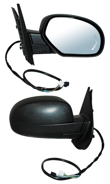 Espejo Chevrolet Pickup 2009-2014 / Suburban 2006-2010 Electrico C/Desemp C/Direcc C/Mem Autoabatible Poroso 13 Pines derecho