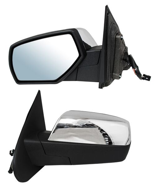 Espejo Chevrolet Pickup / Sierra 2014-2018 Electrico Crom C/Desemp Ssv/ Wt/ Ltz/ Base/ Ls/ Lt/ Denali/ Sle/ Slt 5 Pines Izquierdo