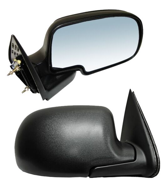 Espejo Chevrolet Pickup 1999-2006 S/Cont Poroso Negro 4 Pwy Derecho