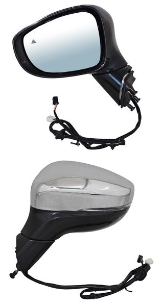 Espejo Pacifica 2017-2022 Electrico Crom Base Negra C/Desemp C/Direcc C/Sens Punto Ciego 9 Pines Izquierdo