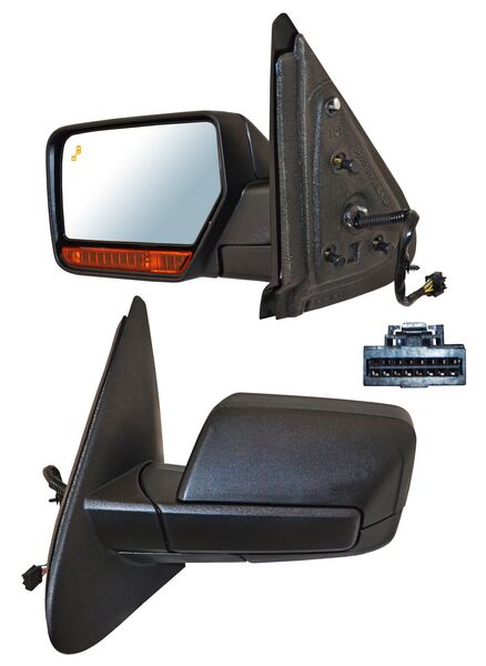 Espejo Expedition 2015-2017 Electrico Poroso C/Luz Inf C/Direcc Autoabatible C/Sensor Punto Ciego C/Mem C/Desemp 15 Pines Izquierdo