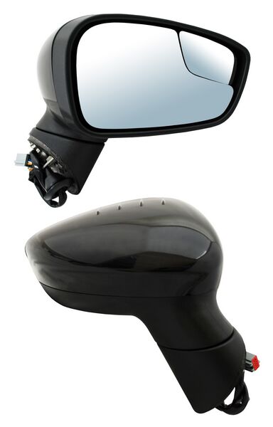 Espejo Ford Fiesta 2011-2016 Electrico C/Desemp C/Punto Ciego P/PInterior 5 Pines Derecho