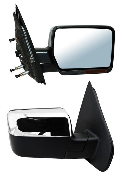 Espejo Ford Pickup F150 2004-2008 Electrico C/Desemp C/Direcc Crom 8 Pines derecho