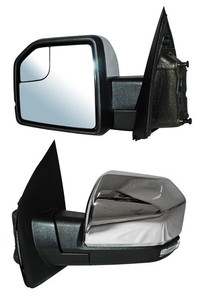 Espejo Ford Pickup / F150 2015-2020 Electrico Crom C/Luz Inf Led C/Mem C/Direcc C/Desemp C/Punto Ciego Autoabatible 15 Pines Izquierdo