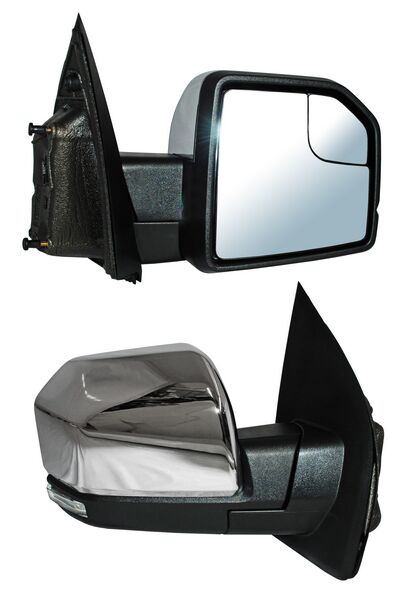 Espejo Ford Pickup / F150 2015-2020 Electrico Crom C/Luz Inf Led C/Mem C/Direcc C/Desemp C/Punto Ciego Autoabatible 15 Pines derecho