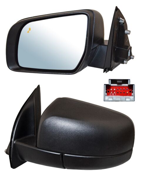 Espejo Ranger 2017-2021 Electrico Poroso C/Sensor Y Punto Ciego Izquierdo