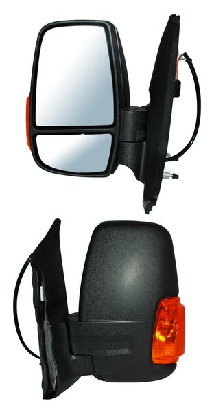 Espejo Transit 2014-2017 Electrico Poroso C/Direcc Ambar C/Desemp 6 Pines Izquierdo