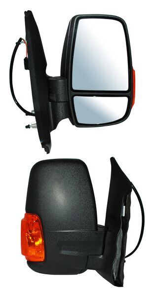 Espejo Transit 2014-2017 Electrico Poroso C/Direcc Ambar C/Desemp 6 Pines derecho