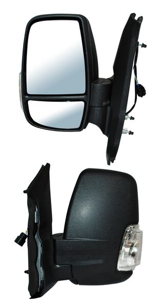 Espejo Transit 2015-2017 S/Cont C/Direcc Blanca Poroso 2 Pines Izquierdo Rvr