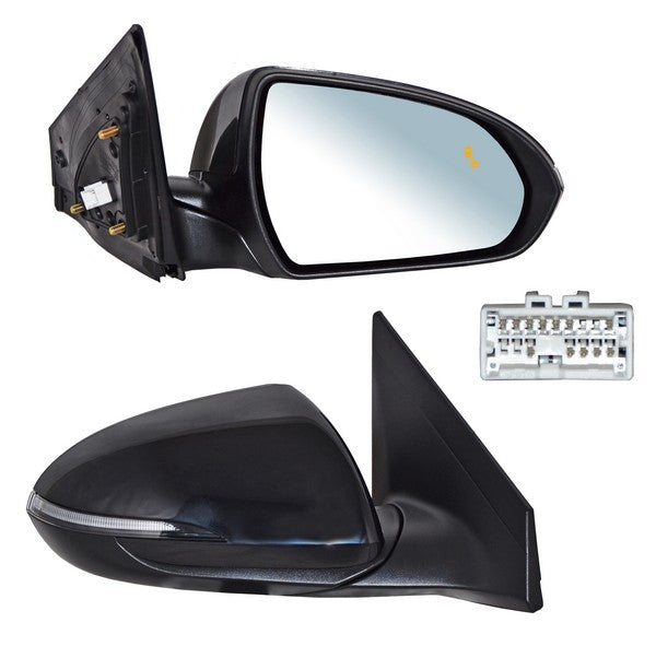 Espejo Hyundai Elantra 2019-2020 Electrico P/P Interior C/Desemp C/Sens Pickuptno Ciego C/Direcc C/Mem 12 Pines derecho