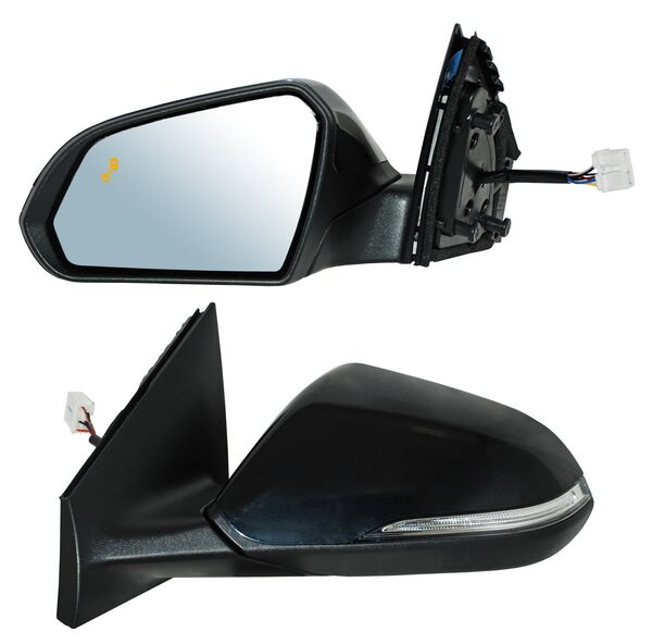 Espejo Sonata 2015-2017 Electrico P/PInterior Base Poroso C/Direcc C/Sens Punto Ciego C/Desemp 8 Pines Mtp Izquierdo