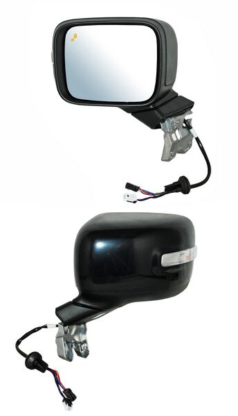 Espejo Renegade 2015-2023 Electrico P/PInterior C/Direcc C/Desemp C/Sens Punto Ciego 7 Pines Izquierdo