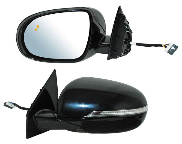 Espejo Sorento 2016-2018 Electrico C/Desemp C/Direcc C/Sens Punto Ciego C/Mem Autoabatible P/PInterior 14 Pines Mtp Izquierdo