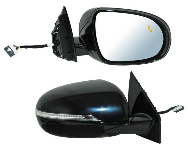 Espejo Sorento 2016-2018 Electrico C/Desemp C/Direcc Autoabatible C/Sens Punto Ciego P/PInterior 10 Pines derecho