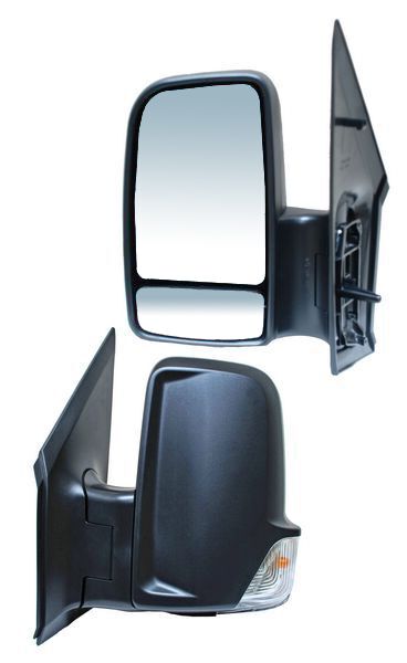 Espejo Mercedes Benz Sprinter 2007-2018 / Crafter 2010-2016 Electrico C/Luz 6 Pines Izquierdo