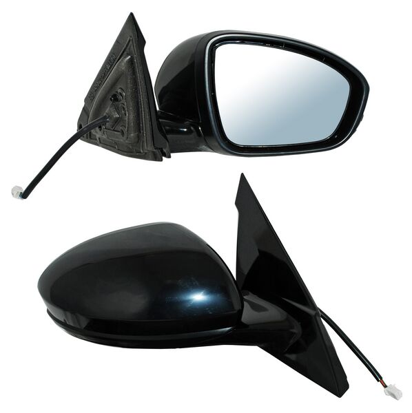 Espejo Altima 2019-2022 Electrico P/PInterior Base Negra C/Direcc C/Desemp derecho