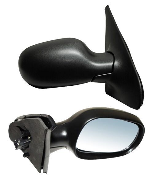 Espejo Platina / Clio 2002-2010 Electrico Poroso Derecho