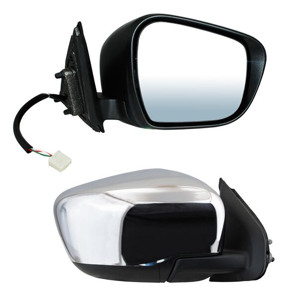 Espejo Nissan Pickup Np300/ Frontier 2016-2022 Electrico Crom T20 3 Pines Derecho 285