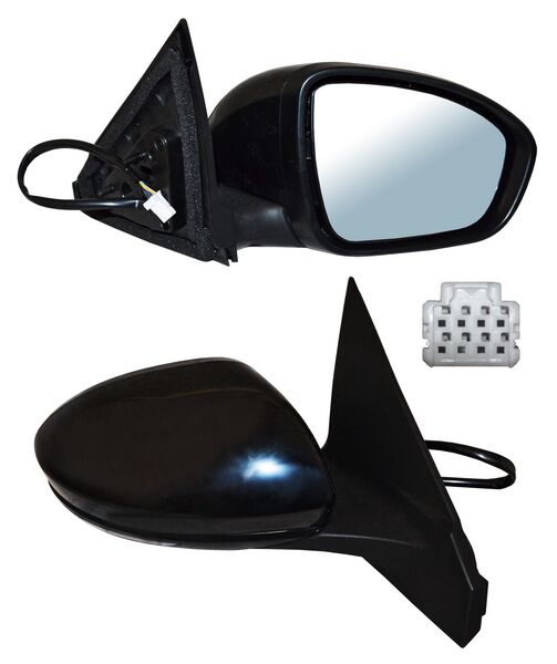 Espejo Nissan Sentra 2020-2022 Electrico P/PInterior C/Direcc 7 Pines T20 7 Pines Derecho