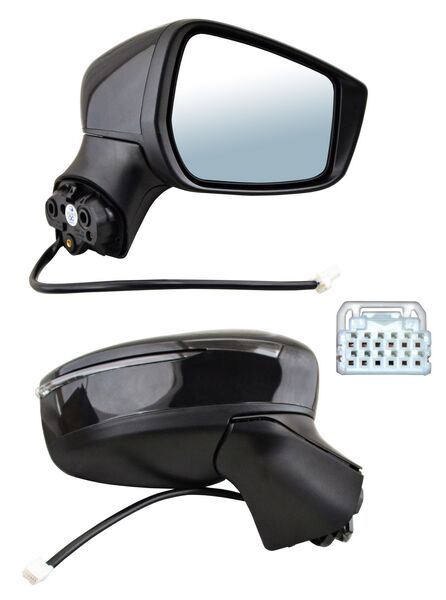 Espejo Versa 2020-2023 Electrico P/PInterior C/Direcc 5 Pines T20 derecho